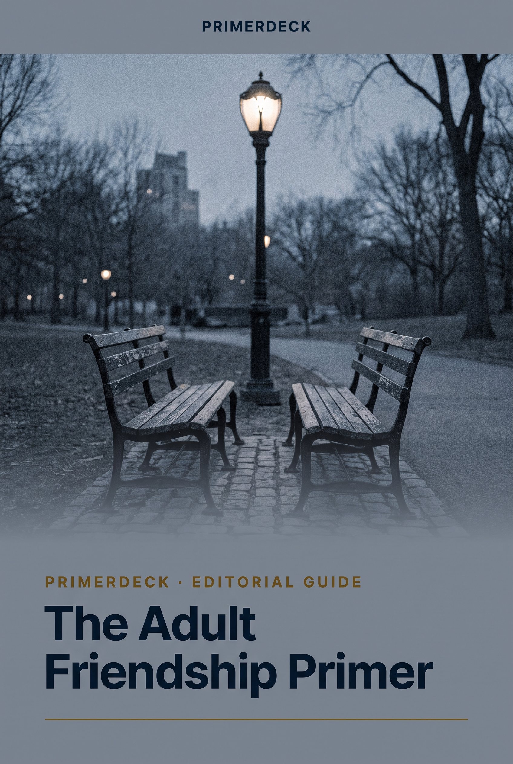 PrimerDeck cover — The Adult Friendship Primer