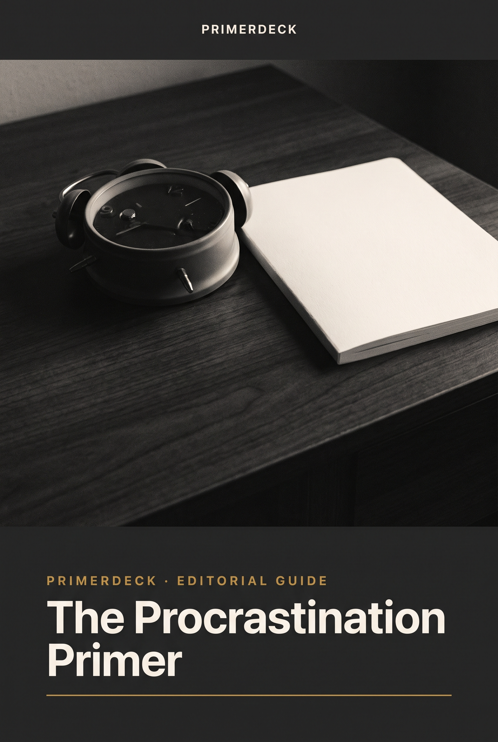 PrimerDeck cover — The Procrastination Primer